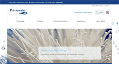 Desktop Screenshot of primewater.com